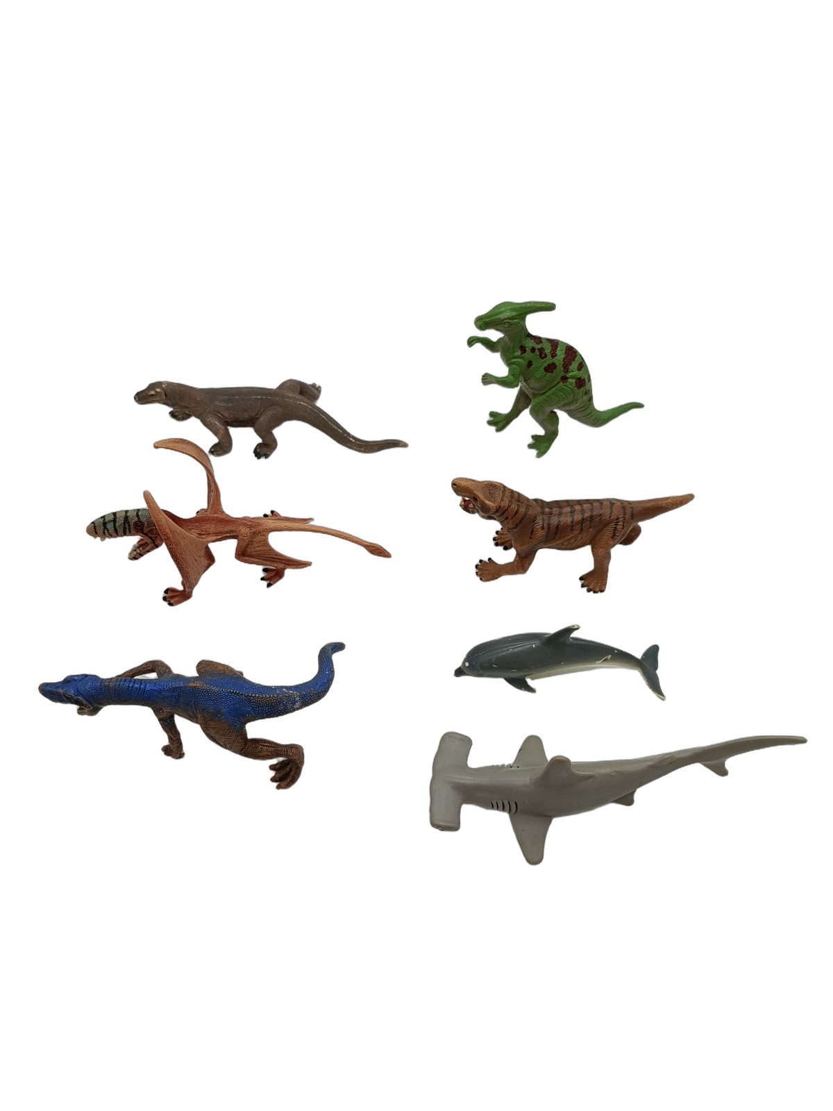 Schleich Tiere Bundle Dinosaurier & Meerestiere 7 Teile Figuren