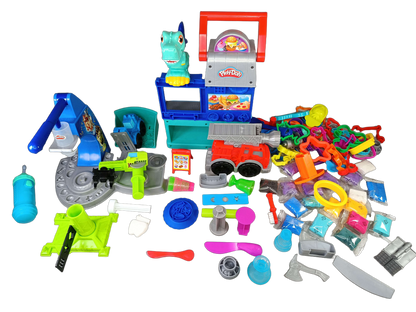 Hasbro Bundle Play-Doh großes Set Knete & Formen Dino & Feuerwehr