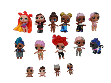 L.O.L. Surprise! Bundle Set von 16 Sammelpuppen & Tierfigur