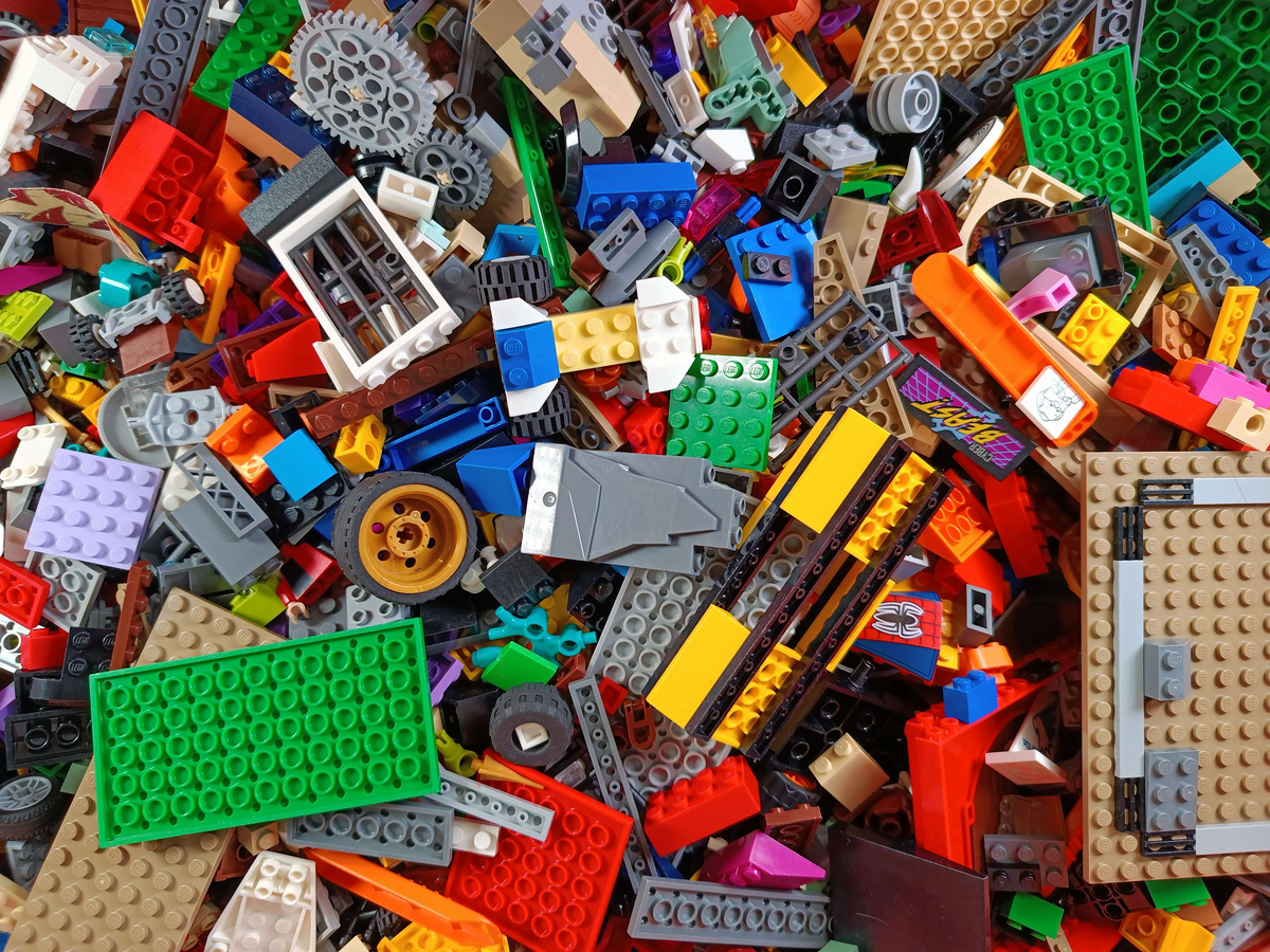 Konvolut LEGO ca. 3,1 kg Bausteine & Teile, Disney 100, ab 3 4 5 Jahre