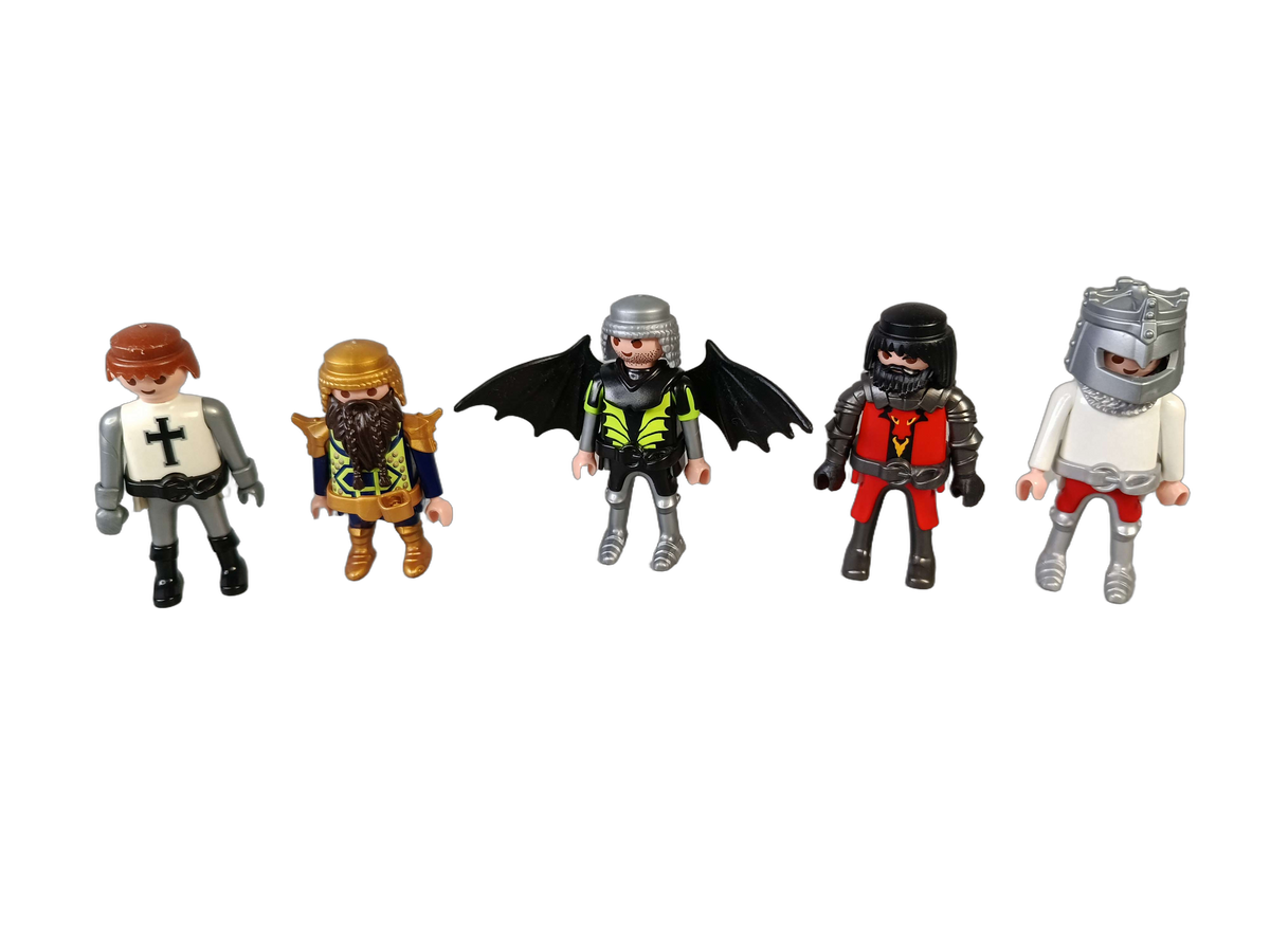 Playmobil Bundle Ritter & Mittelalter Set Figuren, König & Pferd
