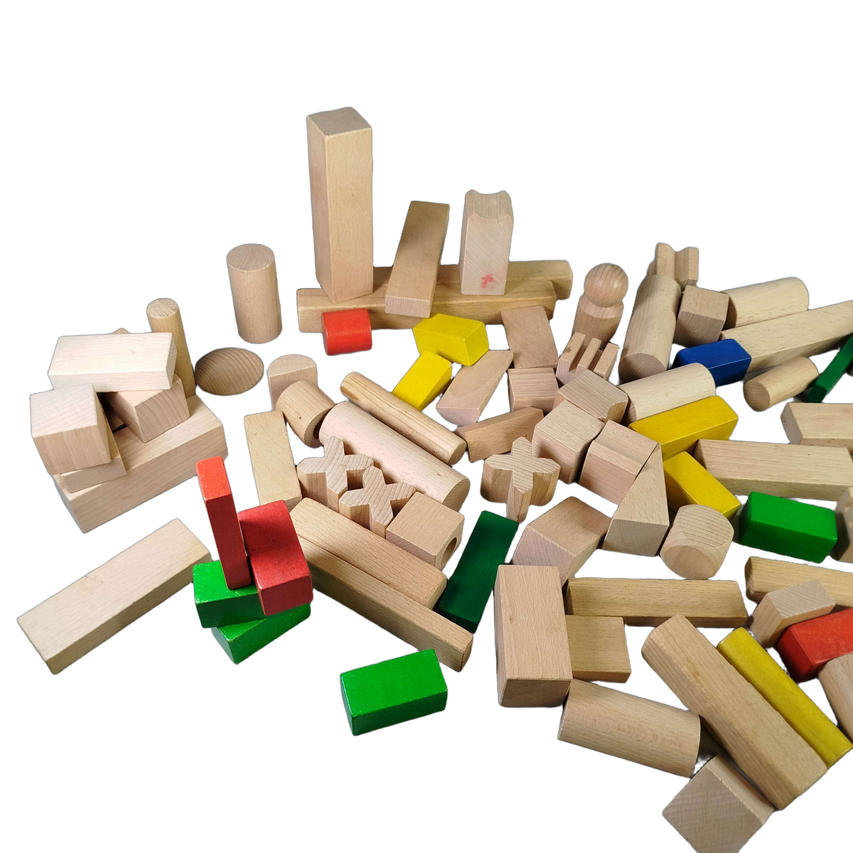 BRIO Holzbausteine natur & farbig Bauklötze Set