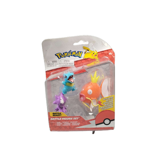 Pokémon Battle Toxel, Totodile & Magikarp PKW2348 Actionfigur, Neu