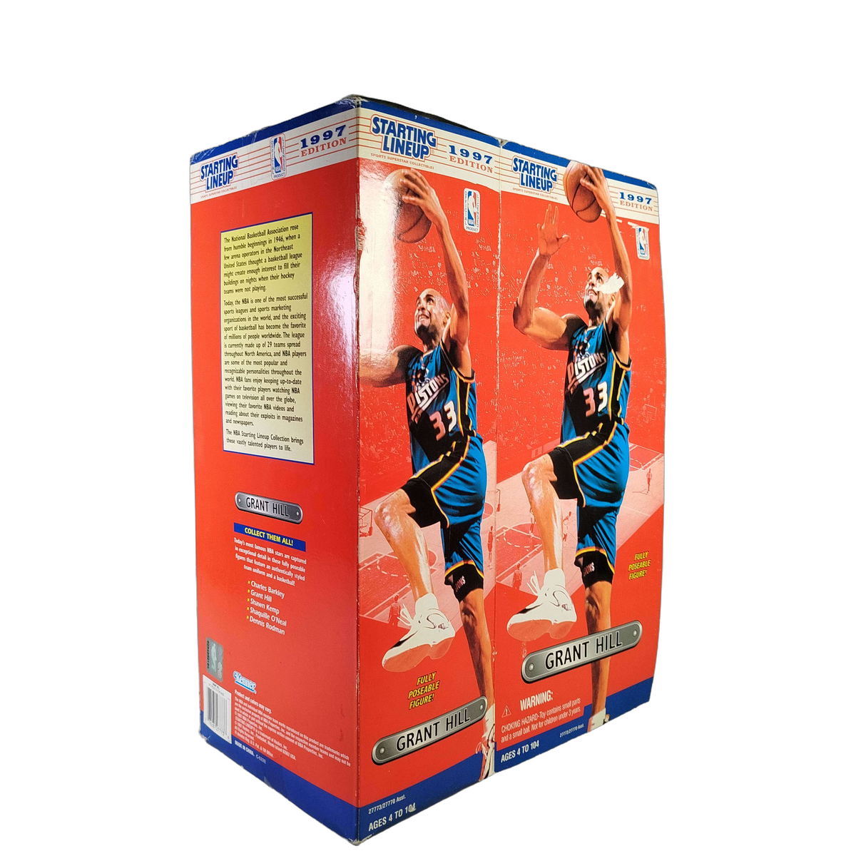 Kenner Grant Hill 1997 Basketball-Figur, Neu