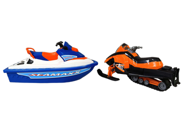 Bundle Fahrzeuge 63150 2014 Set von 2 Jetski & Schneemobil