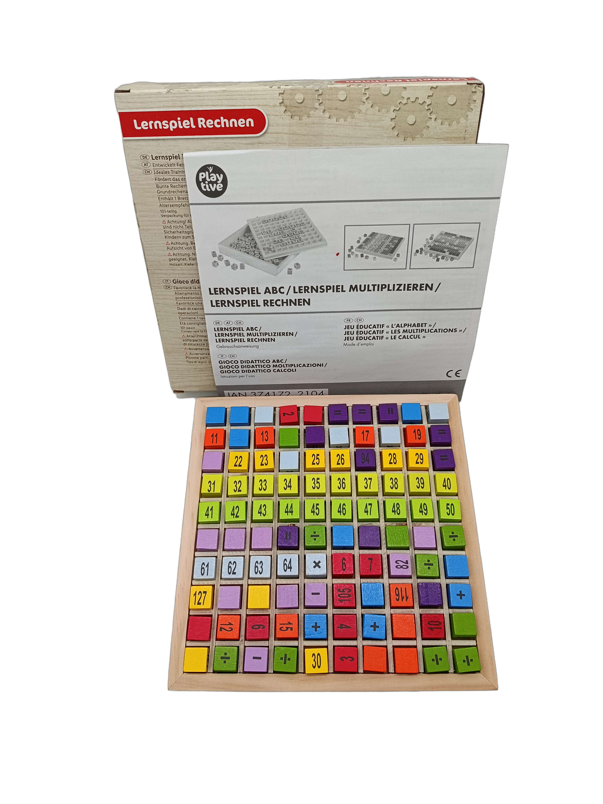 Playtive Bundle Vorschule ABC & Rechnen Set von 2 Lernspiele