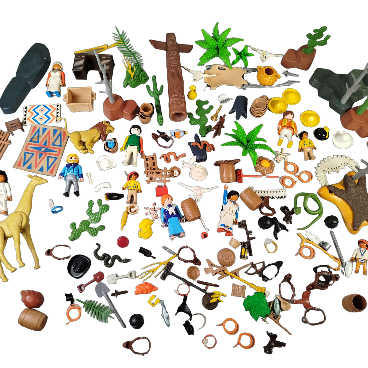 Playmobil Bundle Western & Safari Set Figuren, Tiere & Zubehör