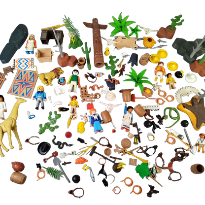 Playmobil Bundle Western & Safari Set Figuren, Tiere & Zubehör