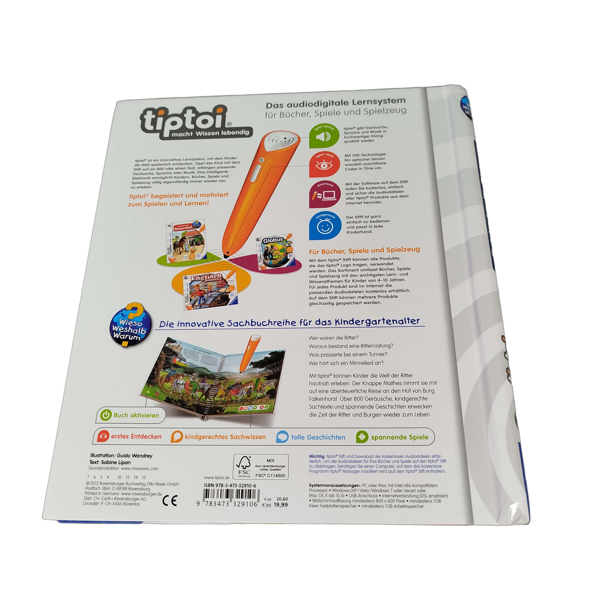 Ravensburger tiptoi Entdecke die Ritter Lernbuch