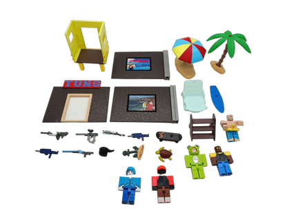Jazwares Action Beach Day Deluxe Figuren-Set