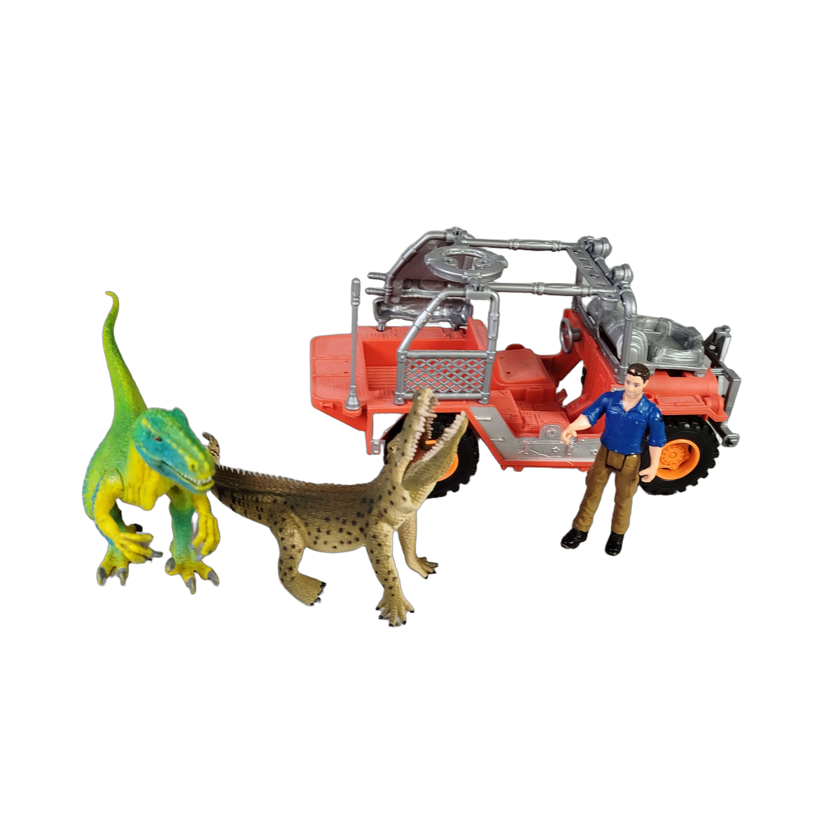 Mattel Bundle Dinosaurier Set Fahrzeug & Figuren mit Zubehör