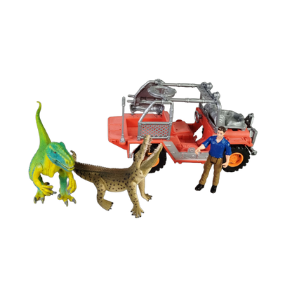 Mattel Bundle Dinosaurier Set Fahrzeug & Figuren mit Zubehör