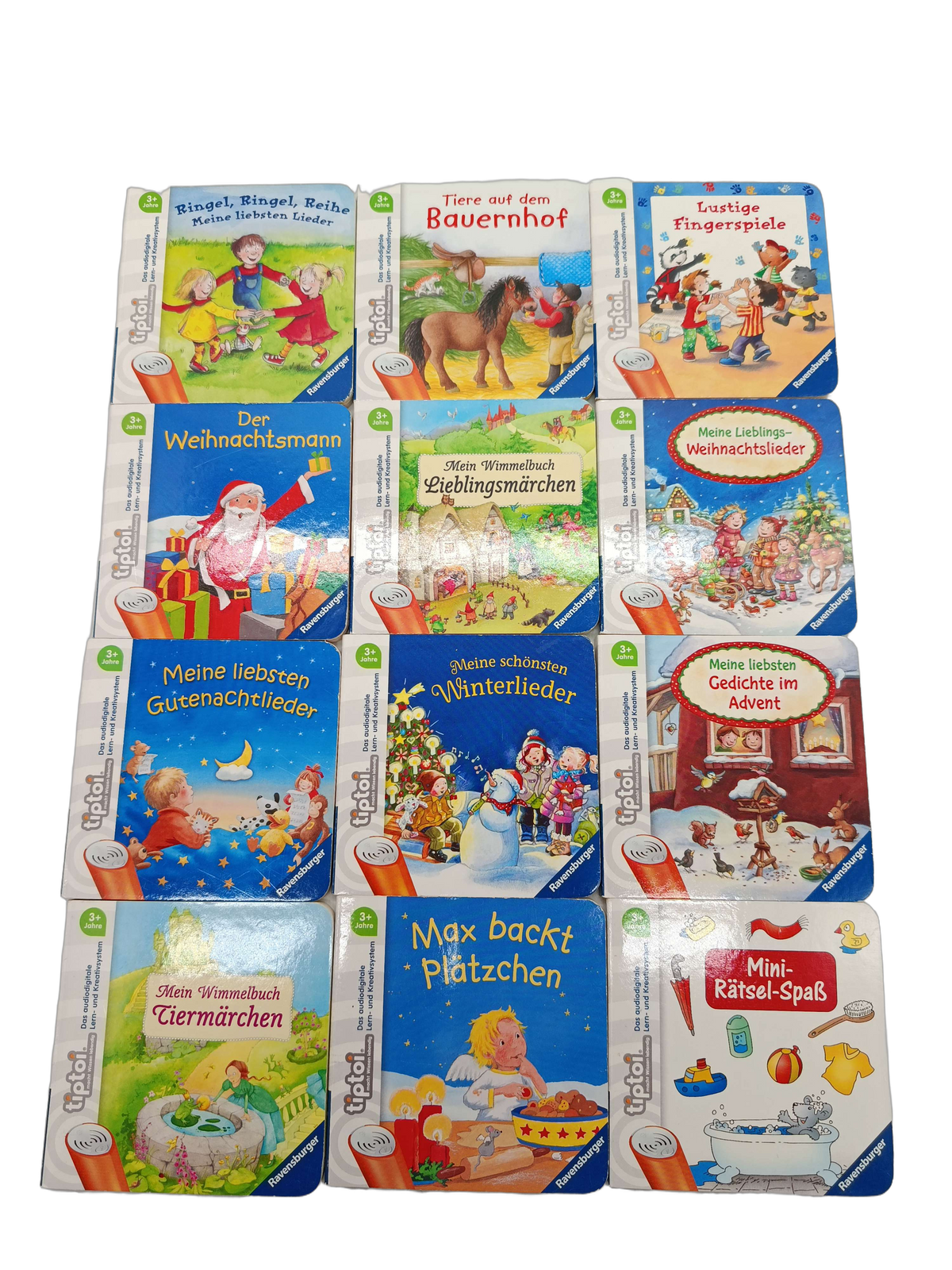 Ravensburger Bundle tiptoi Set von 12 Bücher interaktiv