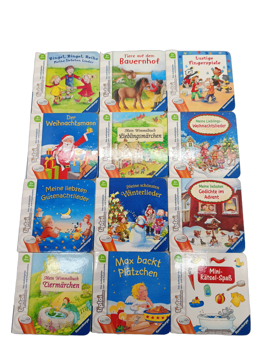Ravensburger Bundle tiptoi Set von 12 Bücher interaktiv