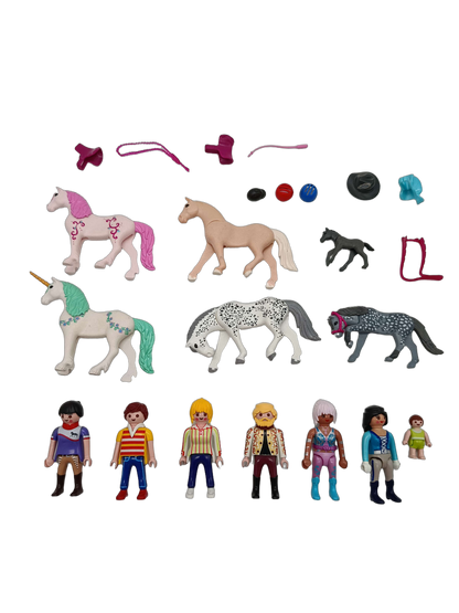 Playmobil Bundle Pferde & Einhorn großes Set Figuren