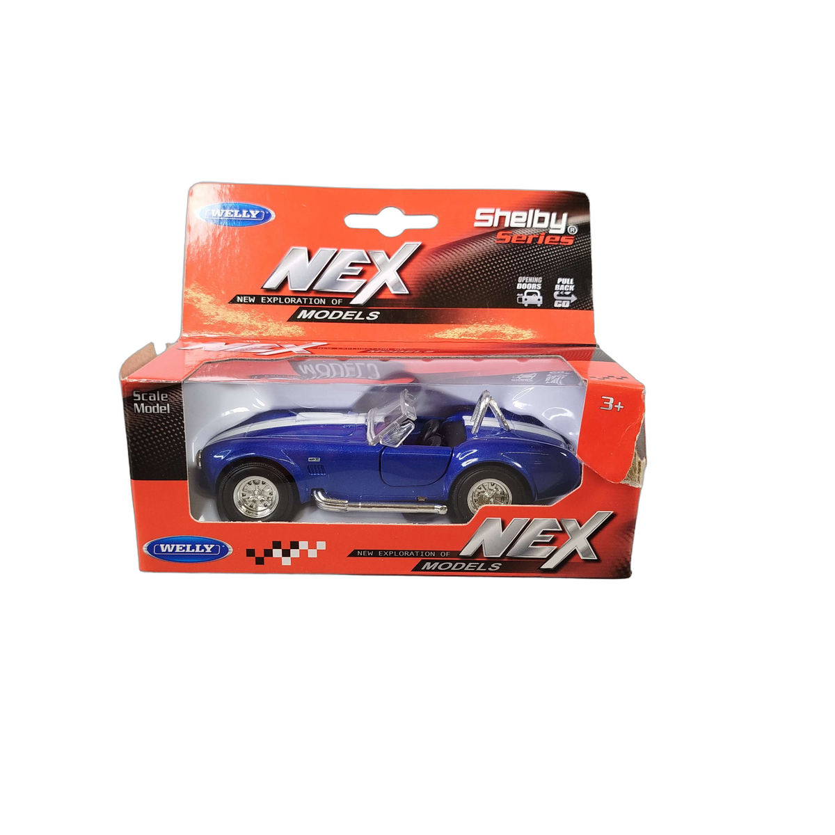 Welly Bundle Shelby Cobra Beetle Set von 3 Modellautos Neuwertig