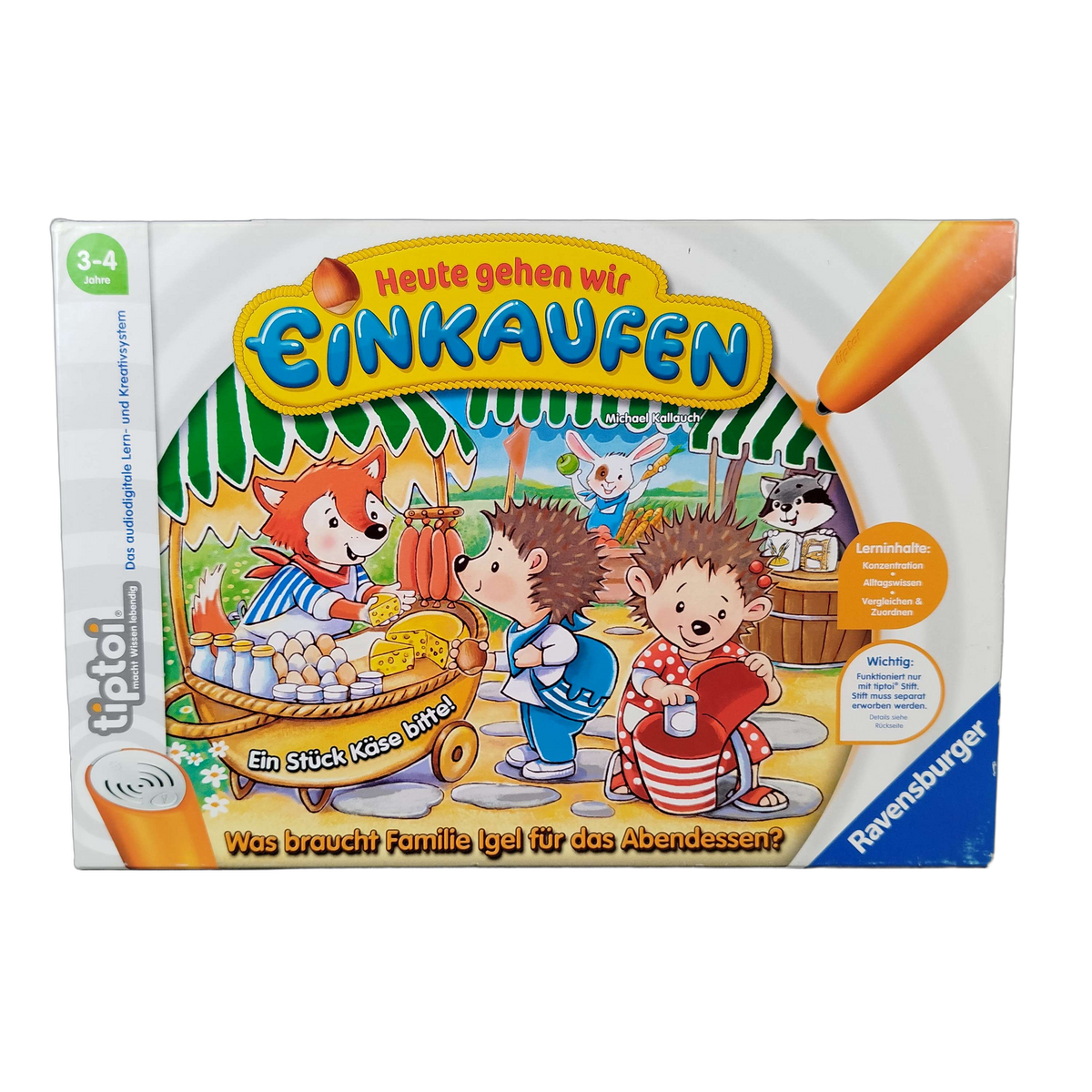 Ravensburger tiptoi Heute gehen wir einkaufen 00041 Lernspiel