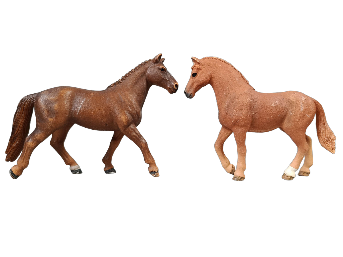Schleich Tiere Bundle Pferde & Reiter 6 Teile Figuren