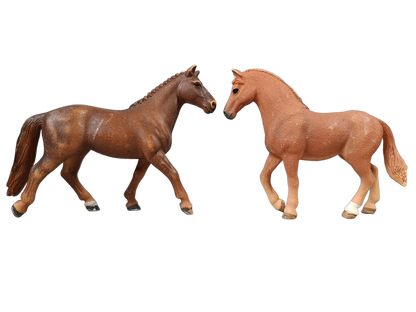 Schleich Tiere Bundle Pferde & Reiter 6 Teile Figuren