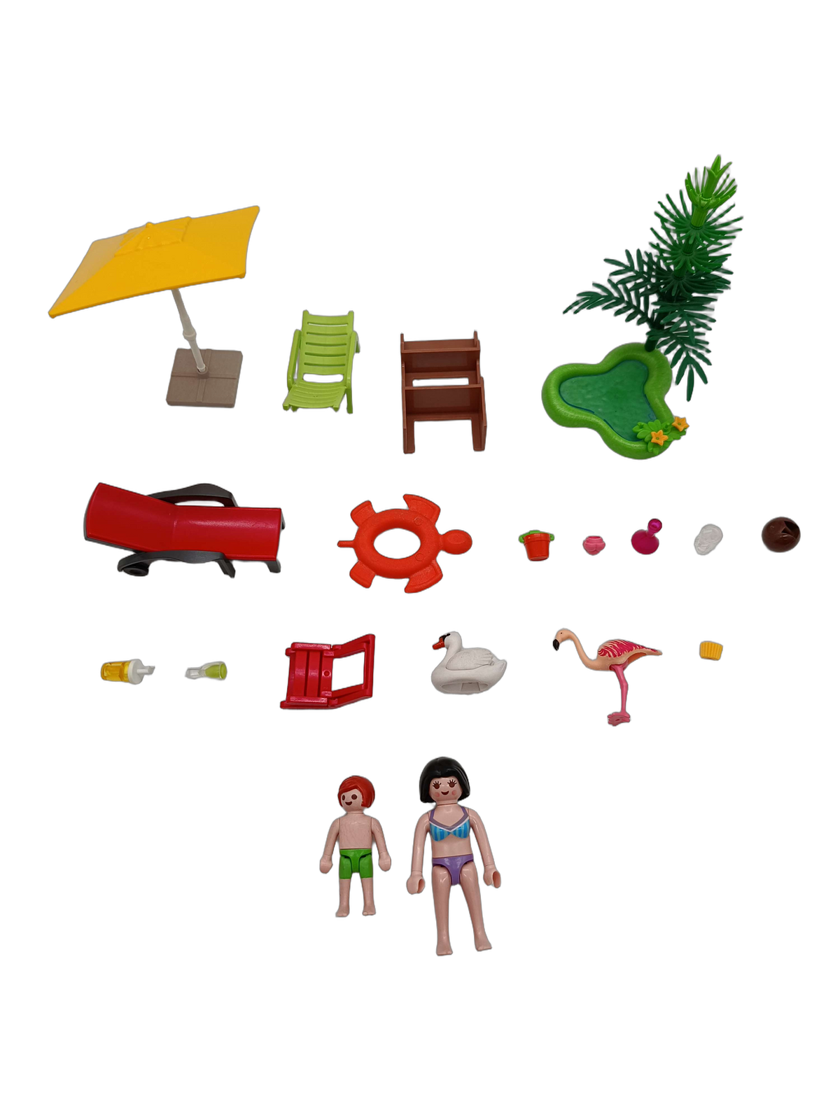 Playmobil Swimmingpool mit Terrasse 5575 Spielset mit Zubehör