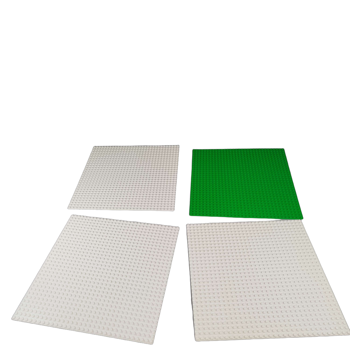 LEGO Bundle Grundplatten 32x32 Set von 4 Basisplatten Weiß & Grün