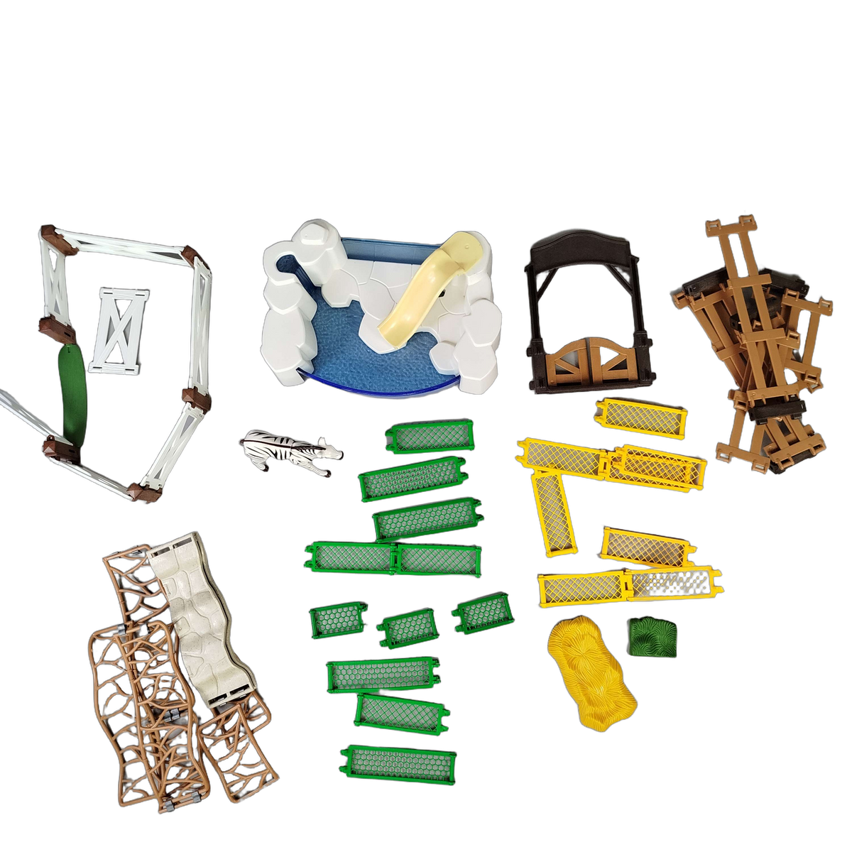 Playmobil Bundle Zoo 4828 Zebra & Pinguinbecken Set von 2 Tiere