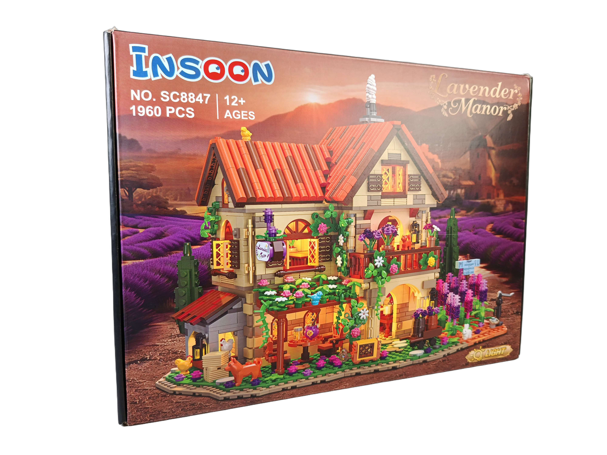 insoon Lavender Manor SC8847 Haus mit Licht 1960 Teile