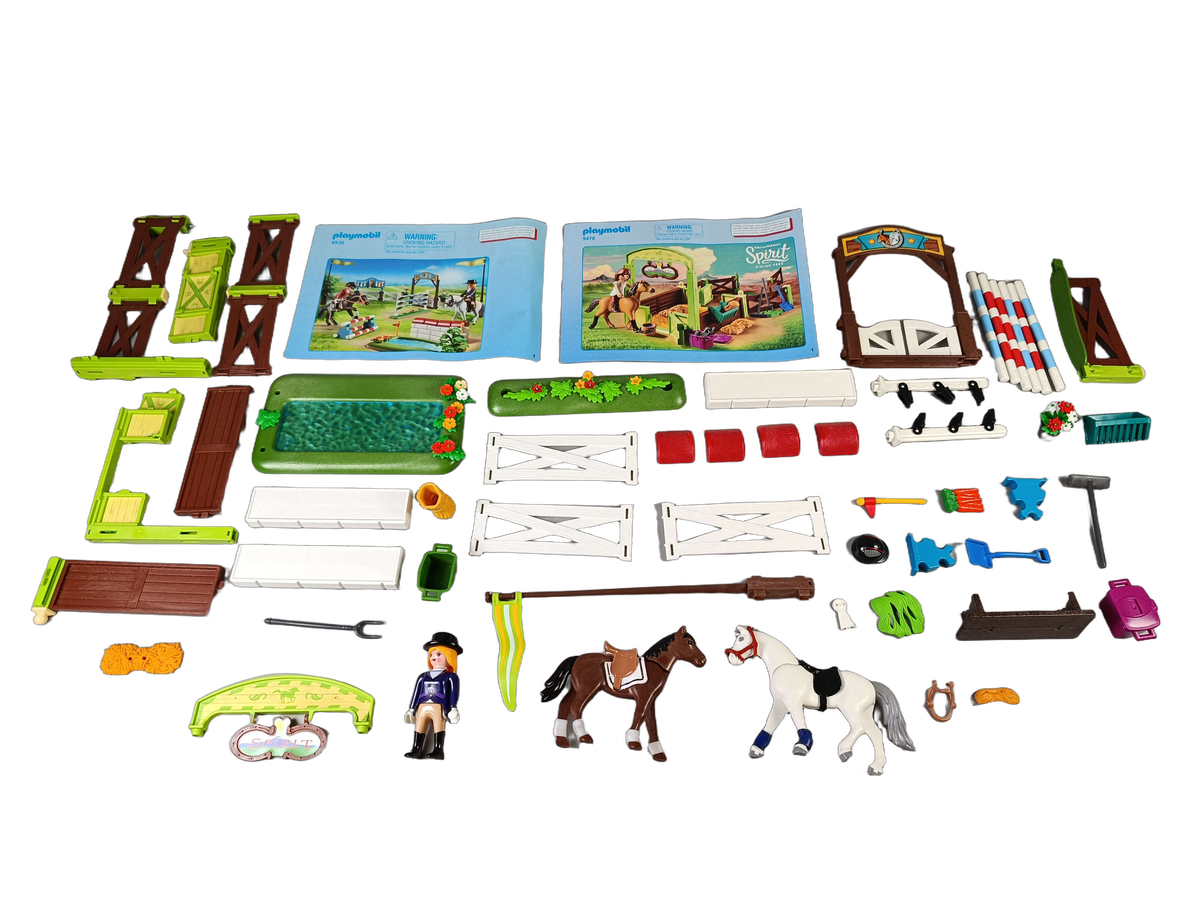 Playmobil Bundle Spirit Riding Free 9478 6930 Set Pferde & Zubehör