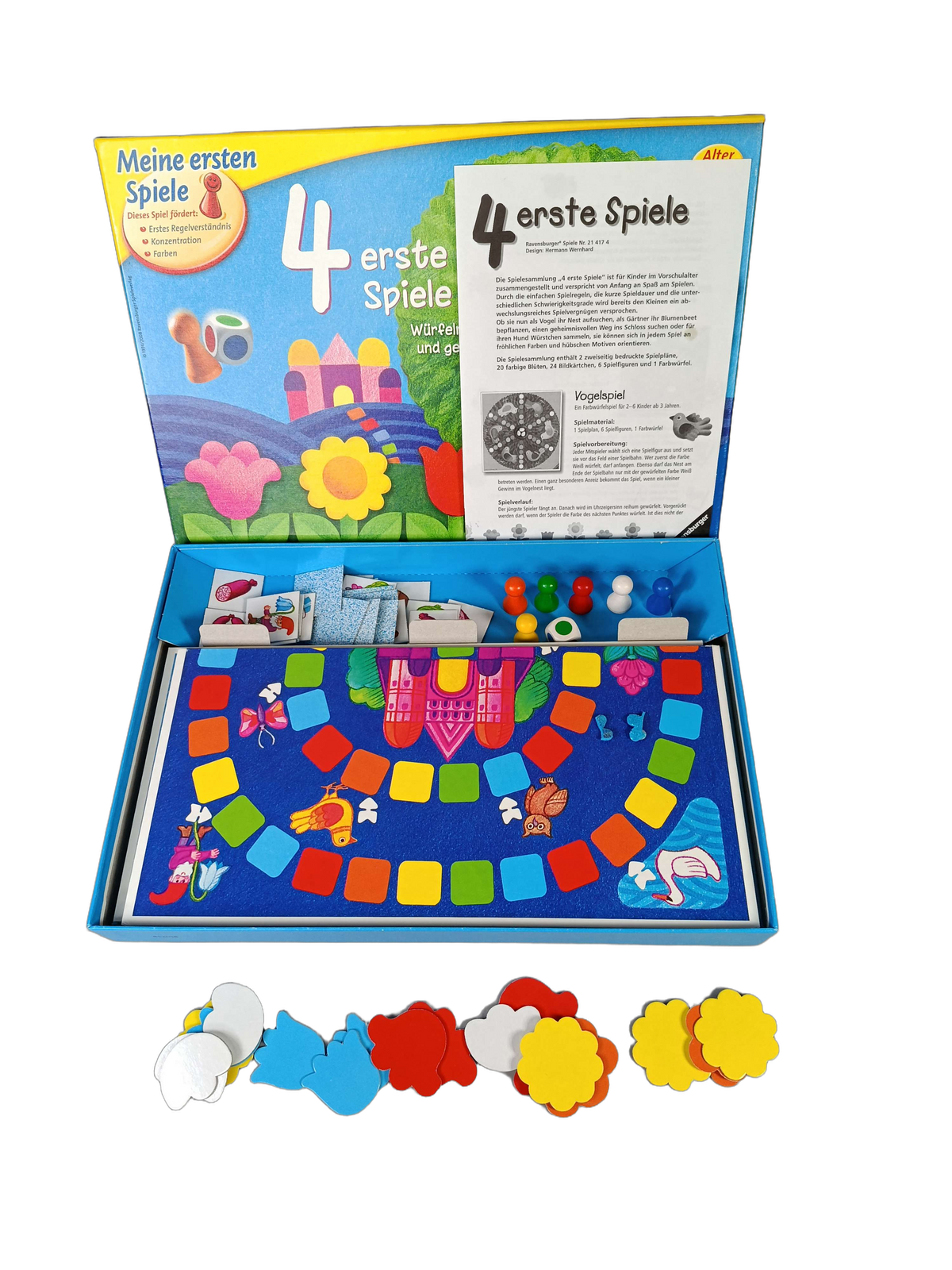 Ravensburger Meine ersten Spiele 4 erste Spiele Brettspiel 21 417 4