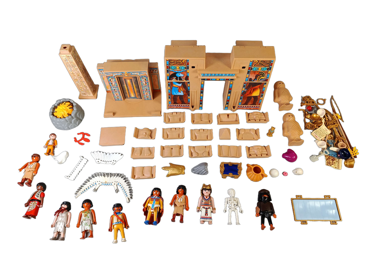 Playmobil Bundle Indianer, Ninja & Ägypten 4243 umfangreiches Figuren