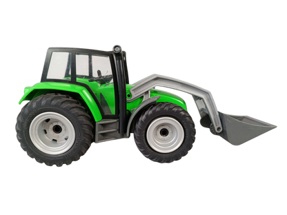 Playmobil 6130 Traktor & Anhänger mit Frontlader, Bauernhof-Fahrzeug
