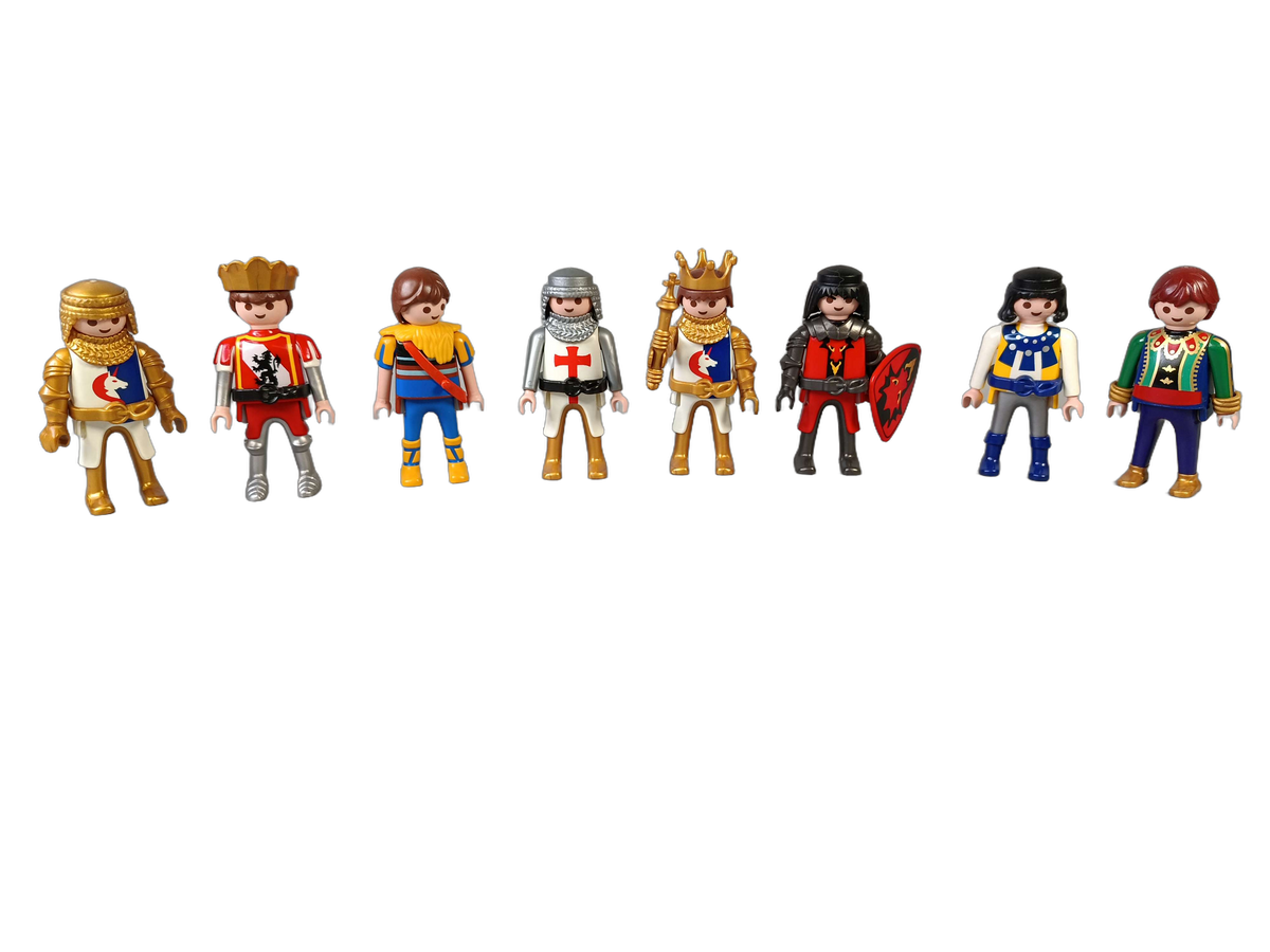 Playmobil Bundle Ritter & Mittelalter Set Figuren, König & Pferd
