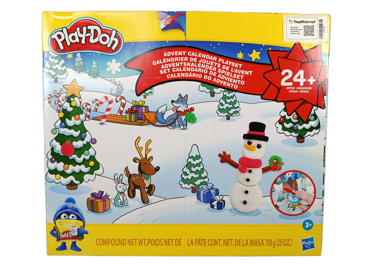 Hasbro Play-Doh F1374 Adventskalender Spielset Knete mit Zubehör, Neu