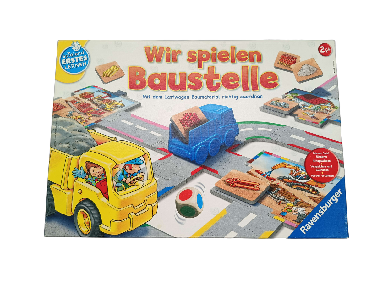 Ravensburger Wir spielen Baustelle Kinderspiel & Lernspiel