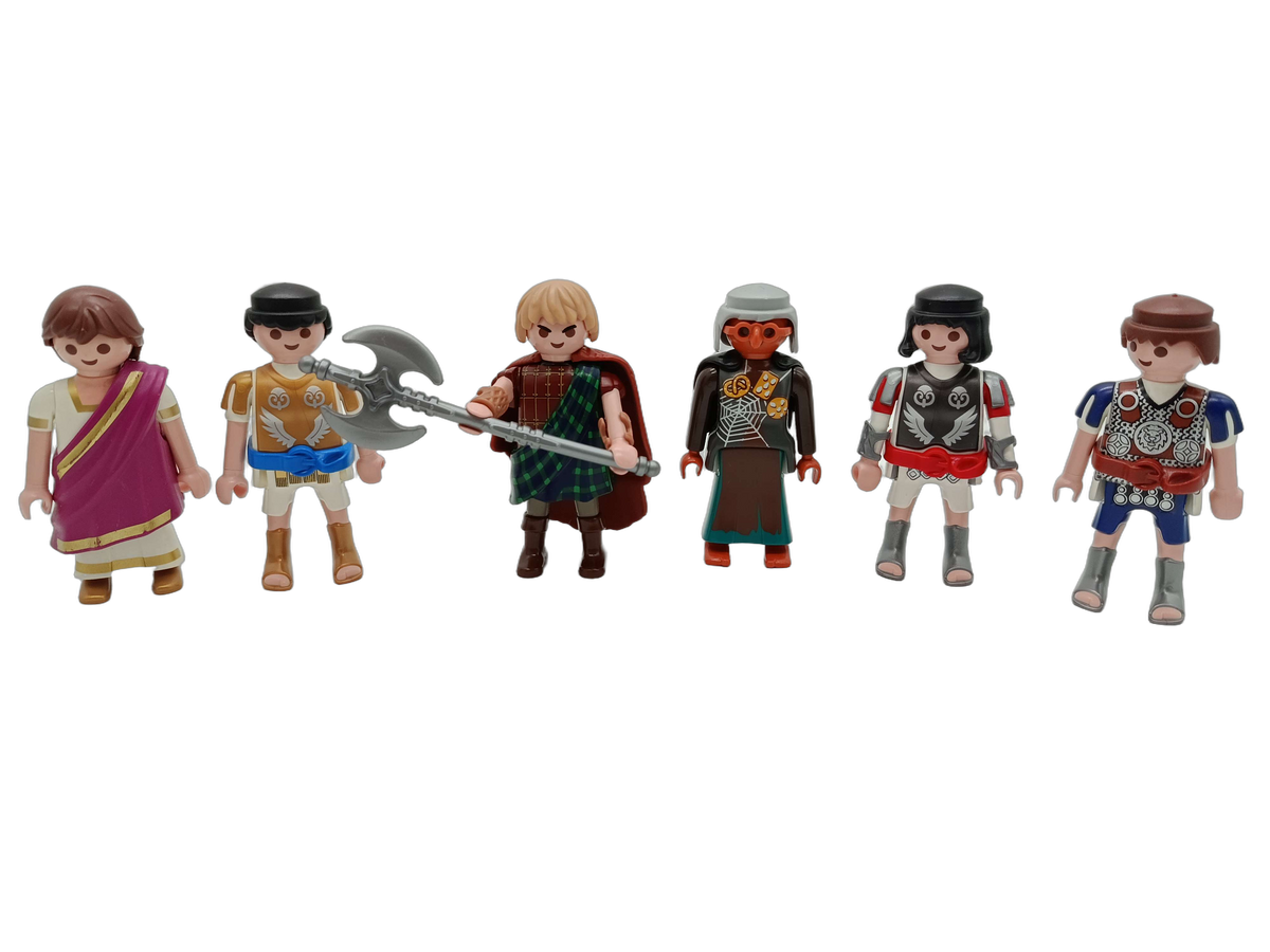 Playmobil Bundle Ritter Set von 54 Figuren & Pferde mit Zubehör