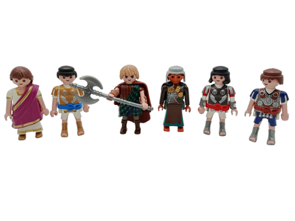 Playmobil Bundle Ritter Set von 54 Figuren & Pferde mit Zubehör