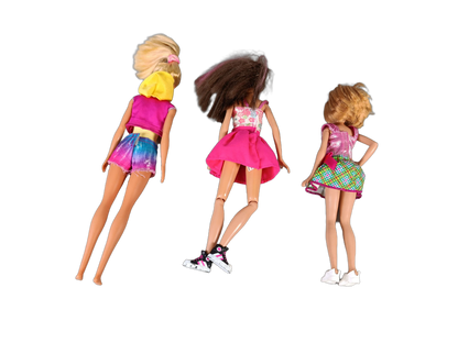 Mattel Bundle Barbie Set von 3 Modepuppen mit Outfits