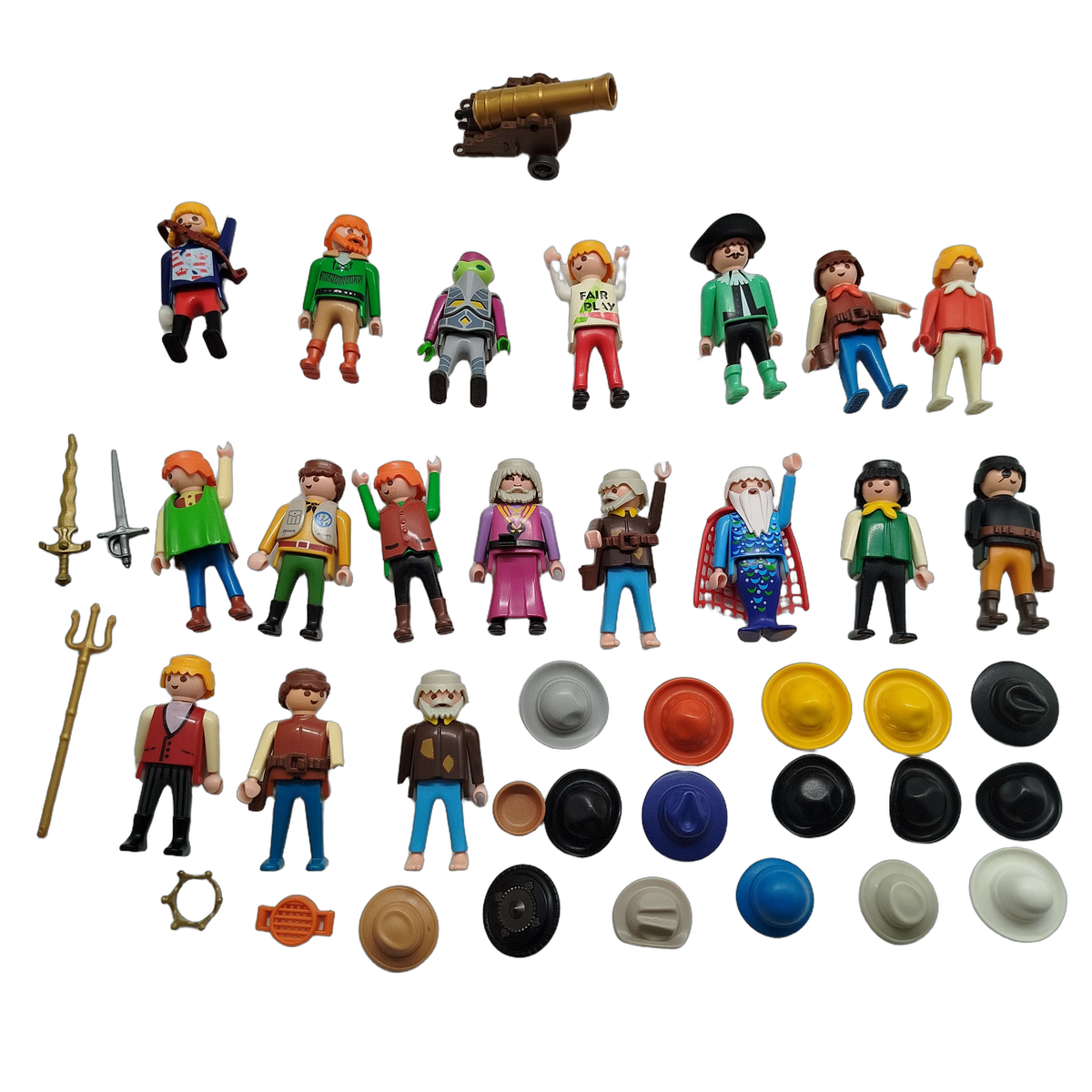 Playmobil Bundle Polizei & Zauberer Set von 31 Figuren & Zubehör