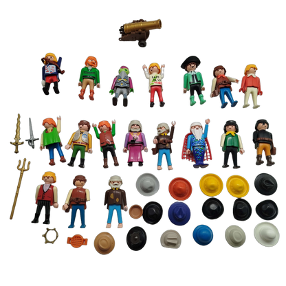 Playmobil Bundle Polizei & Zauberer Set von 31 Figuren & Zubehör