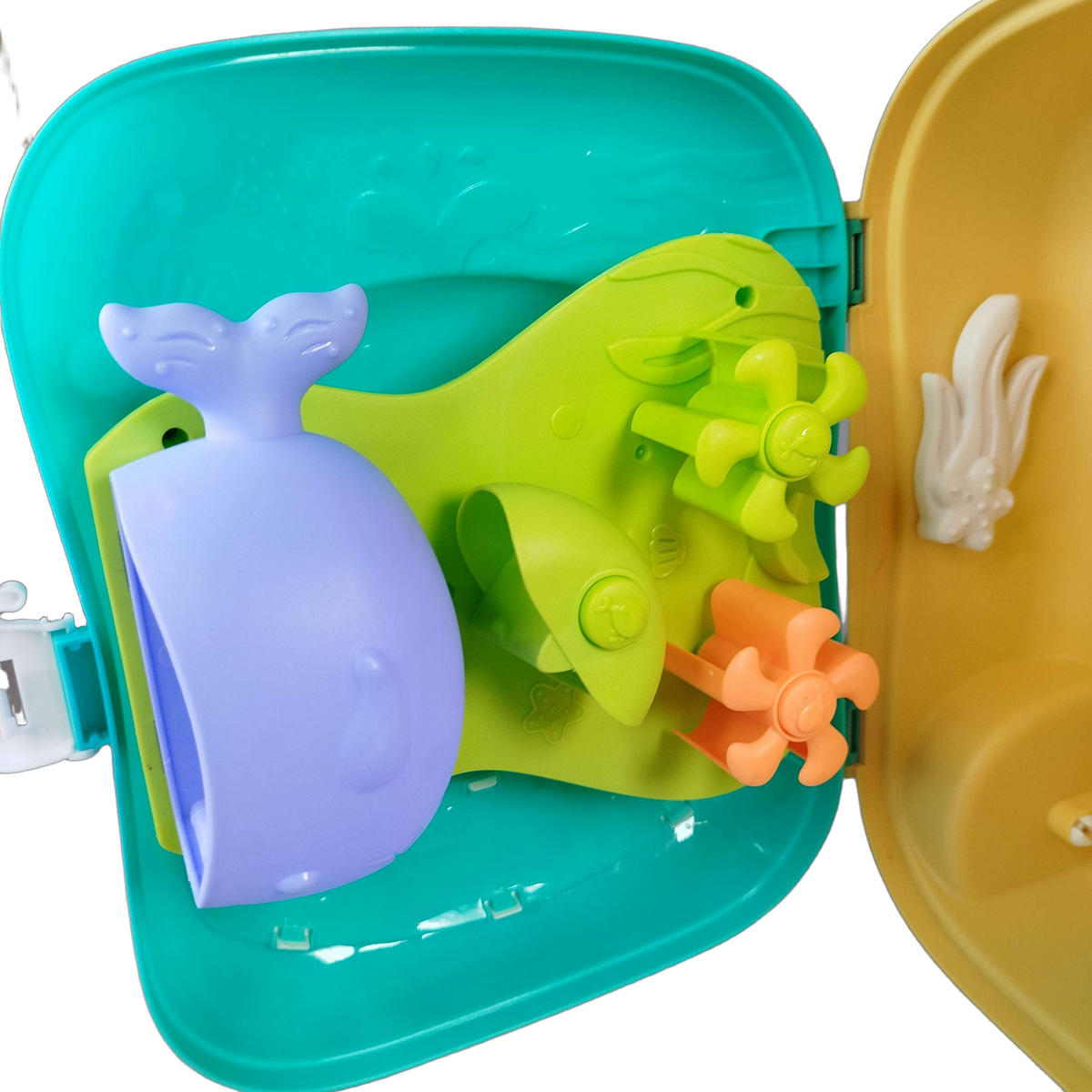Wasserspielzeug Wal-Trolley Spielset mit Zubehör