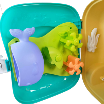 Wasserspielzeug Wal-Trolley Spielset mit Zubehör