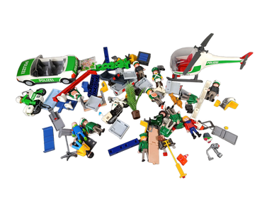 Playmobil Bundle Polizei großes Set Fahrzeuge & Gebäude