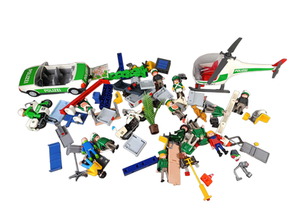 Playmobil Bundle Polizei großes Set Fahrzeuge & Gebäude