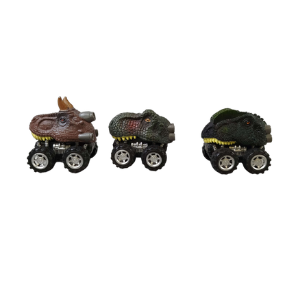 Dinobros Bundle Dinosaurier Pull-Back T-Rex Set von 3 Autos