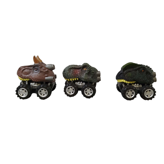 Dinobros Bundle Dinosaurier Pull-Back T-Rex Set von 3 Autos