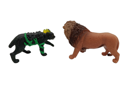 Schleich Tiere Bundle Wildtiere & Dino 5 Teile Tierfiguren
