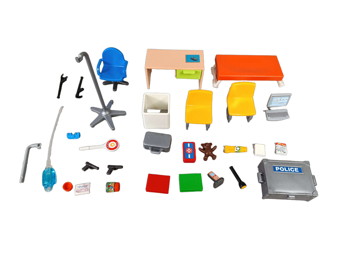 Playmobil Bundle Polizei 6920 Polizeistation mit Auto & Figuren