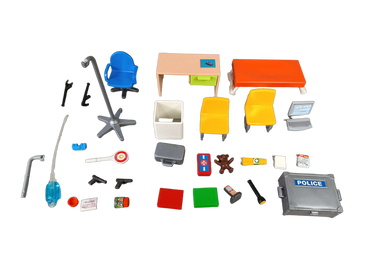 Playmobil Bundle Polizei 6920 Polizeistation mit Auto & Figuren