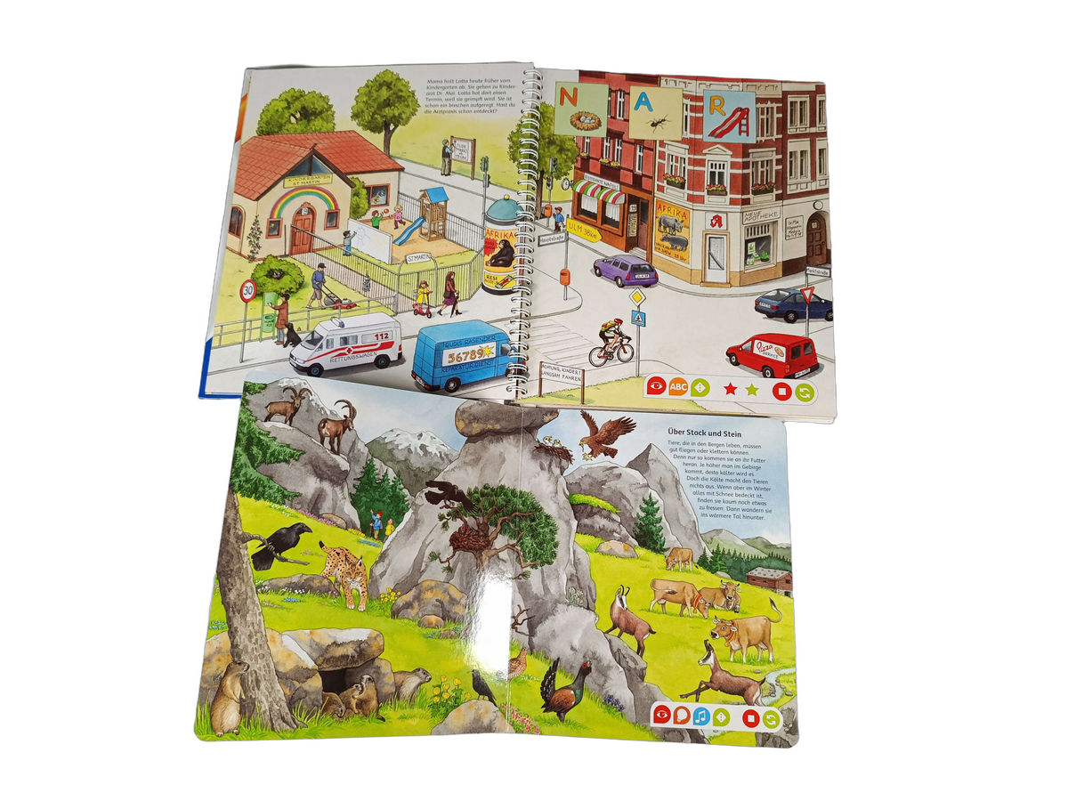 Ravensburger Bundle tiptoi 006908 597 Set von 5 Bücher & Lernspiele