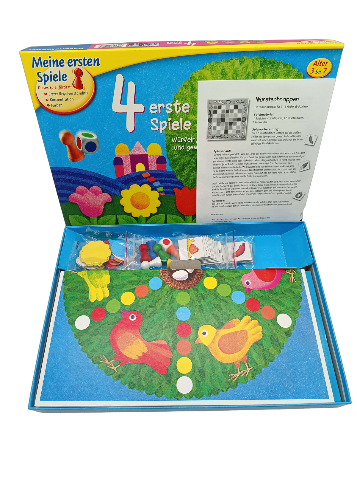 Ravensburger 4 erste Spiele Kinderspiel & Spielesammlung